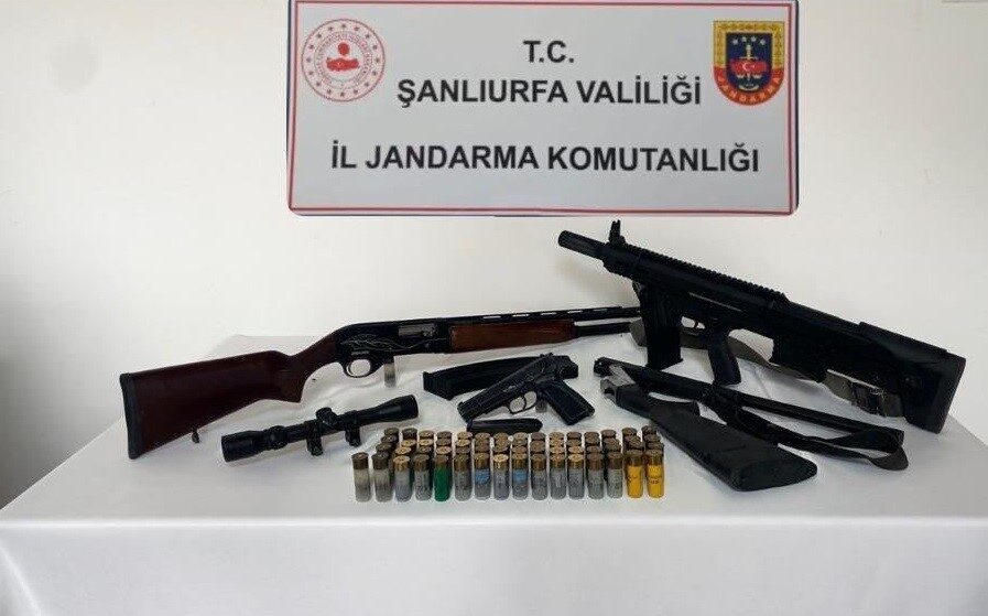 Şanlıurfa'da jandarma, ruhsatsız silah kullanımı ve düğünlerde havaya ateş etme