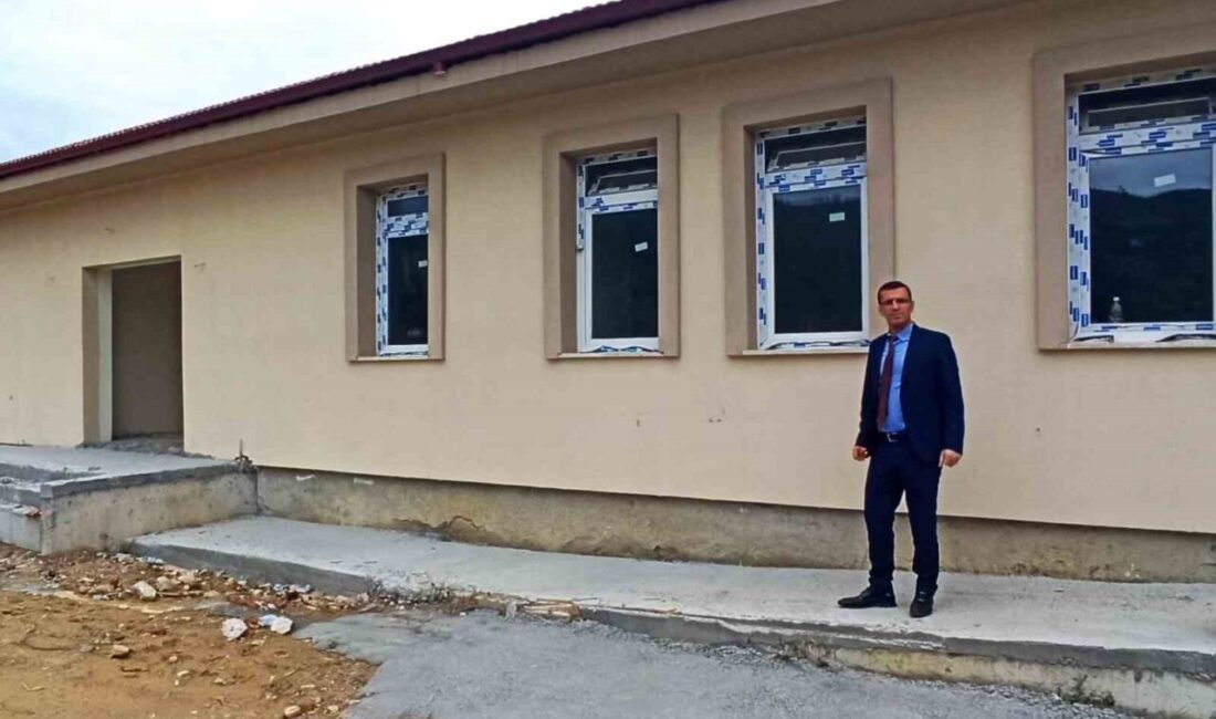 Sarıgöl Yeniköy Şehit Er Muammer Kara İlkokulu'nun inşaatında sona gelindi.