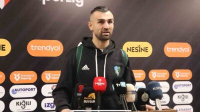 Kocaelispor'un golcüsü Serdar Dursun, Kasımpaşa maçından sonra bahis skandallarıyla ilgili