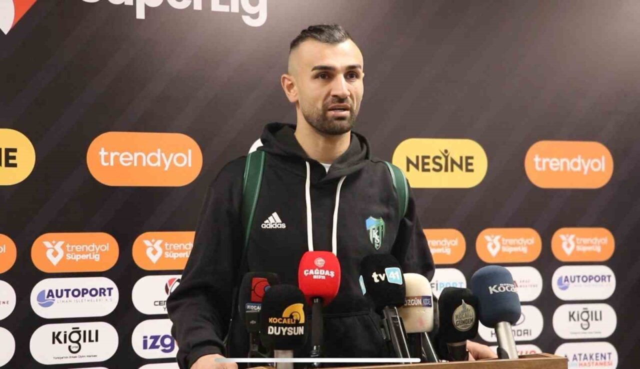 Kocaelispor'un golcüsü Serdar Dursun, Kasımpaşa maçından sonra bahis skandallarıyla ilgili