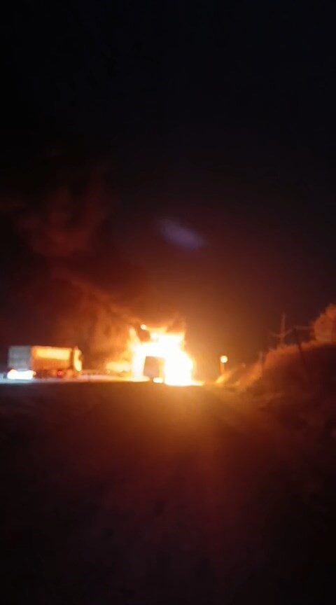 Bursa'nın Osmangazi ilçesinde, Yazaki'ye ait bir servis otobüsü Dürdane rampasında