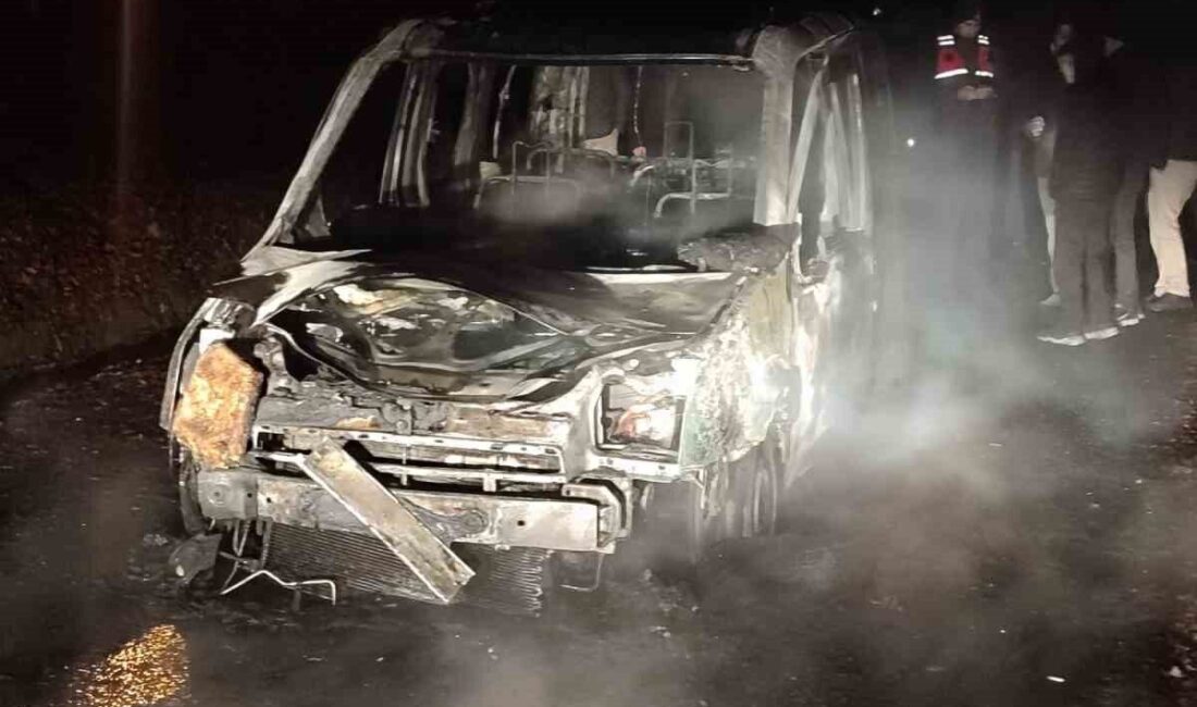 Karabük’ün Yenice ilçesinde Rukiye Öztürk'e ait hafif ticari araç seyir