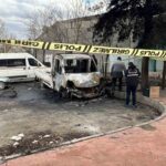 Yunusemre’de Kamyonette Yangın: Evsiz Adamın Yanmış Cesedi Bulundu