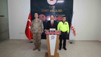 Siirt Valisi Dr. Kemal Kızılkaya, 2025'in Kasım ayında kentteki asayiş