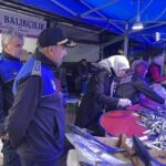 Osmaneli ilçesindeki balık tezgâhları, şikayetler üzerine denetlendi.