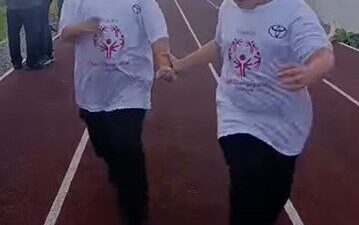 İstanbul Silivri’de düzenlenen koşu yarışmasında özel eğitim öğrencisi Murat Ali