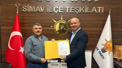 Kütahya'nın Simav ilçesi Muradınlar Mahallesi'nde AK Parti Mahalle Başkanlığı'na Volkan