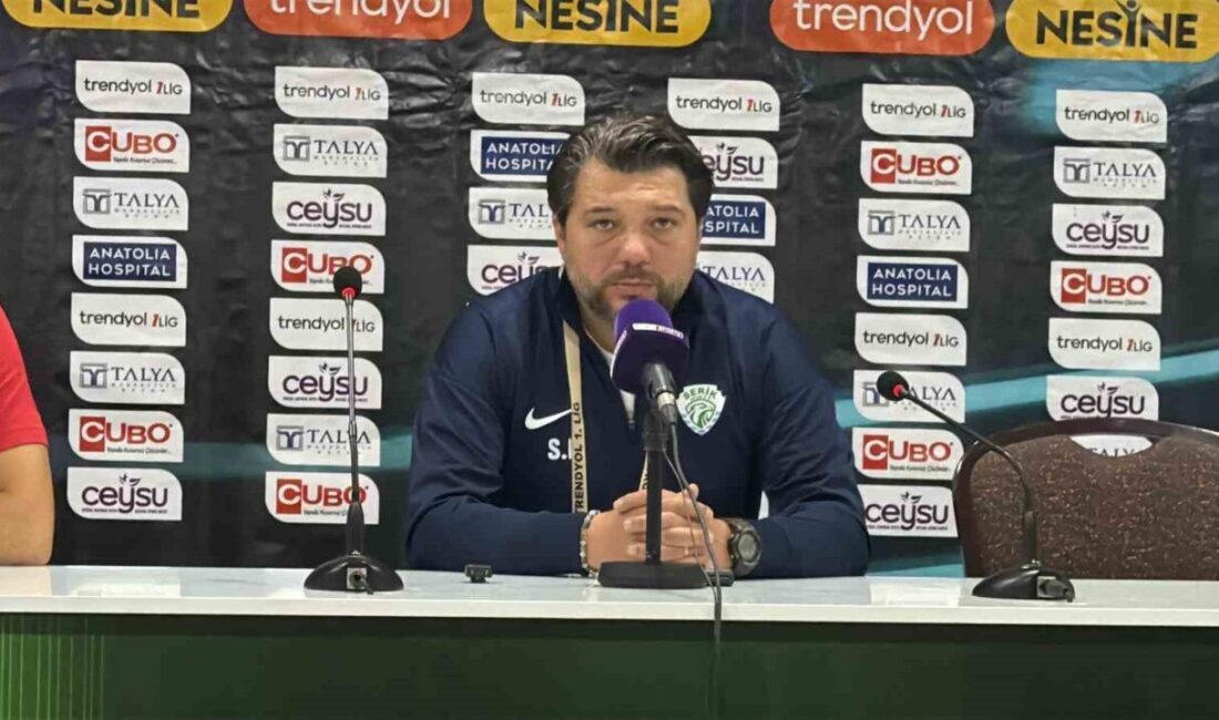 Serik Spor Teknik Direktörü Sinan Paşalı, Trendyol 1. Lig'in 16.