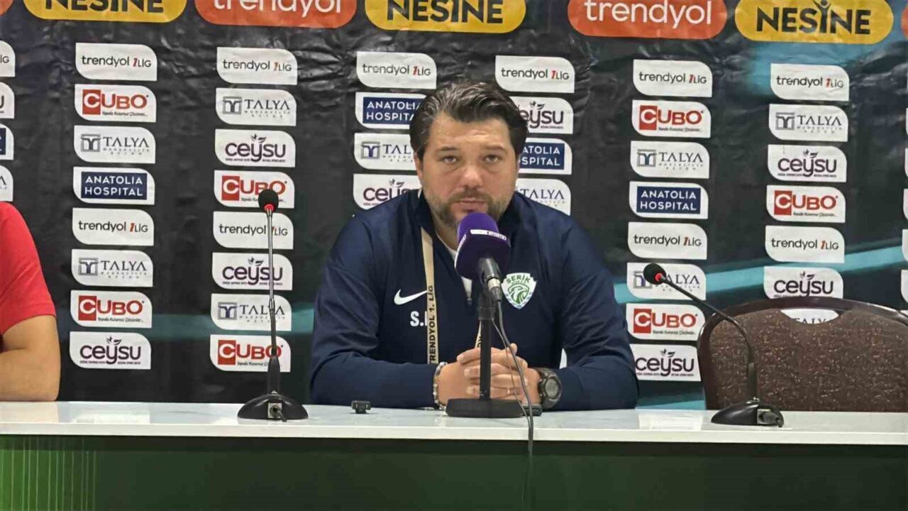 Serik Spor Teknik Direktörü Sinan Paşalı: Dört Maçlık Galibiyet Serimizin Sona Ermesi Üzerine Üzgünüm