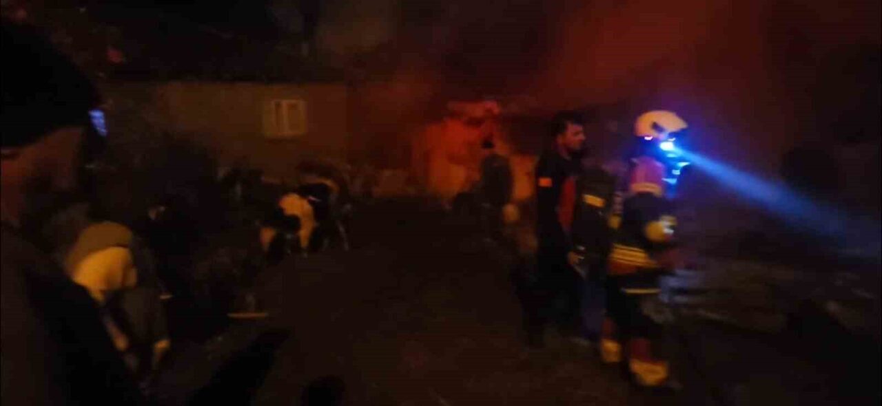 Balıkesir'in Sındırgı ilçesinde, Yusuf Can'a ait evdeki alt bölümde çıkan