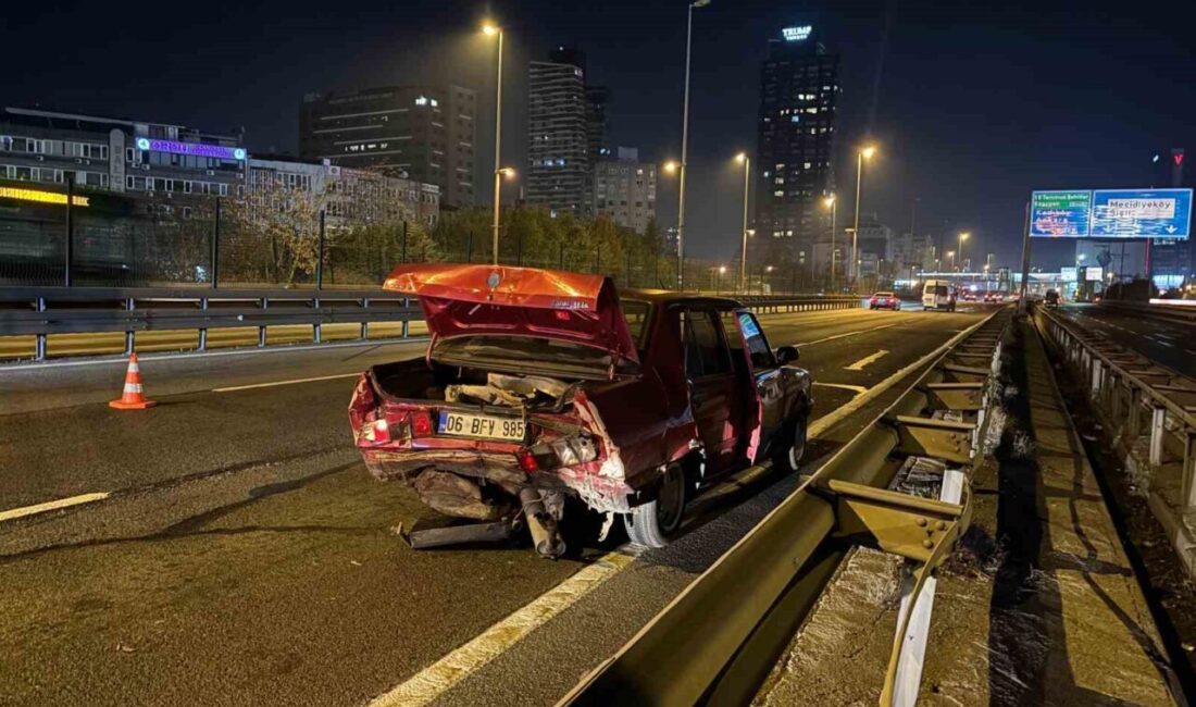 Şişli'de 34 SR 4071 plakalı panelvan sürücüsü, direksiyon hakimiyetini kaybederek