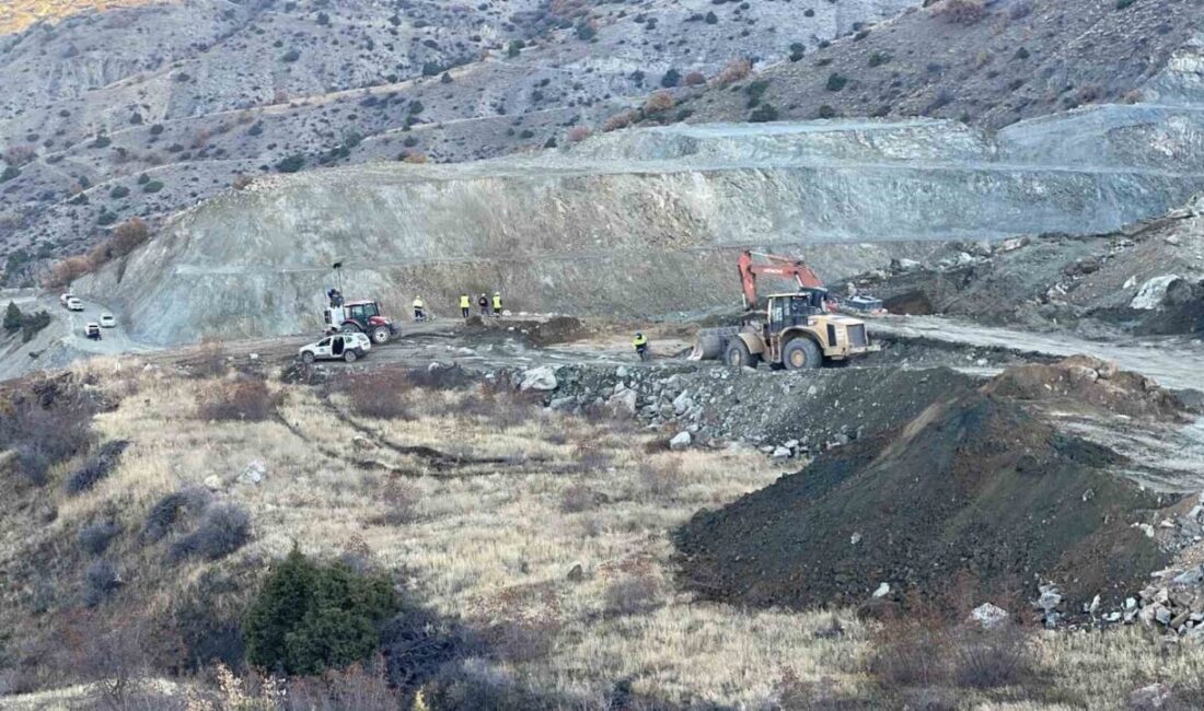 Sivas'ın Divriği ilçesinde Fimar Madencilik'e ait demir madeninde 17 Kasım'da