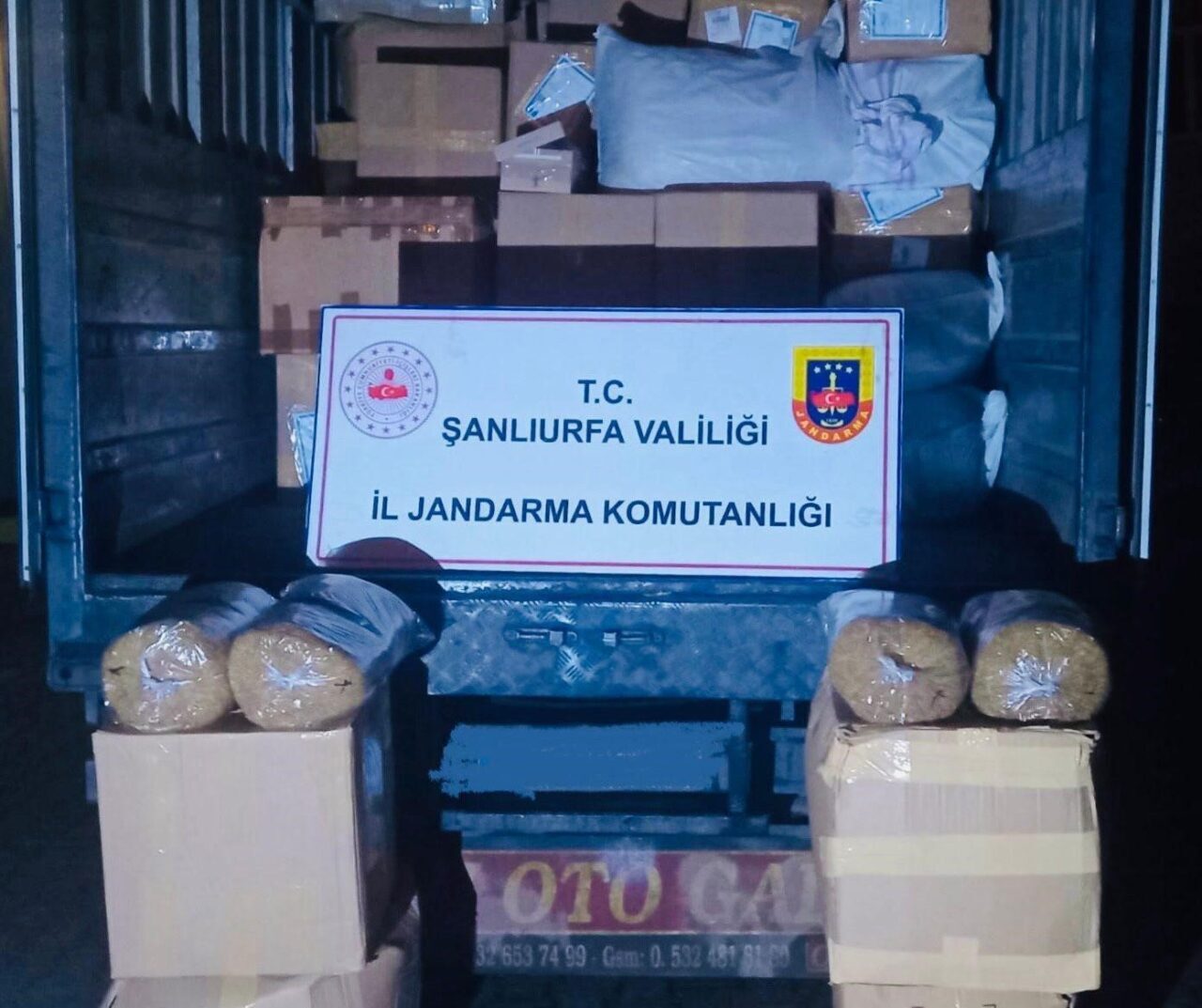 Şanlıurfa İl Jandarma Komutanlığı, Siverek'te düzenlediği operasyonda 5 milyon 760