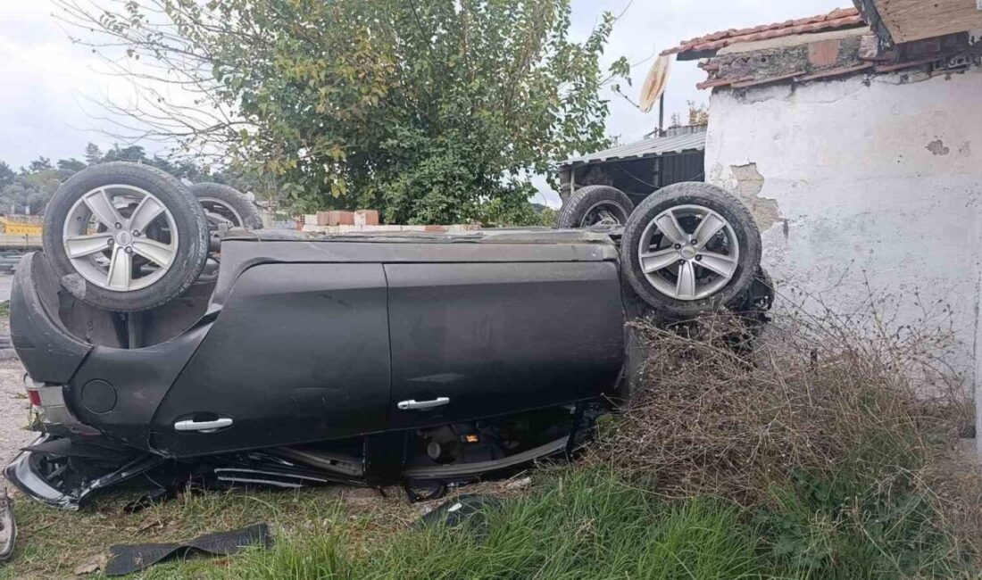 Söke ilçesinde Dilara Ö.'nün kullandığı otomobil, direksiyon hakimiyetinin kaybedilmesi sonucu