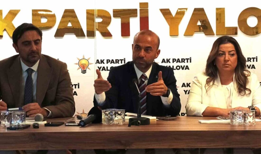 AK Parti Yalova İl Başkanı Umut Güçlü, Yalova'daki su krizini