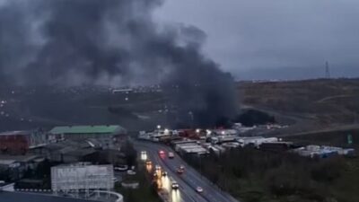 İstanbul Sultangazi'deki Güzelpınar Dolum Tesisi'nde sabah saatlerinde çıkan yangın, iddialara