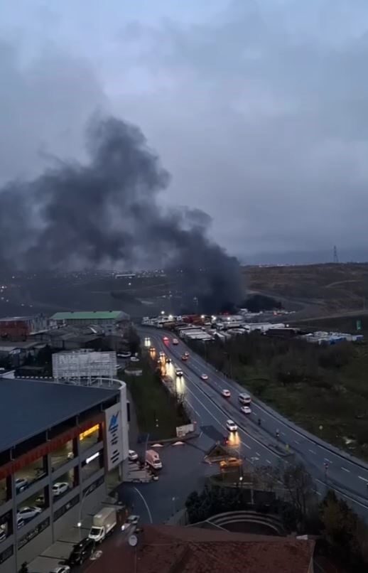 Güzelpınar Dolum Tesisi’nde Sabah Saatlerinde Yangın Çıktı, Ekipler Müdahale Etti