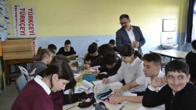 Sultanhisar Kaymakamı Ali Ekber Ateş, İlçe Milli Eğitim Müdürü Erdinç