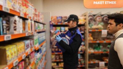 Talas Belediyesi zabıta ekipleri, market, kafe ve restoranlarda sağlıklı ürünlerin