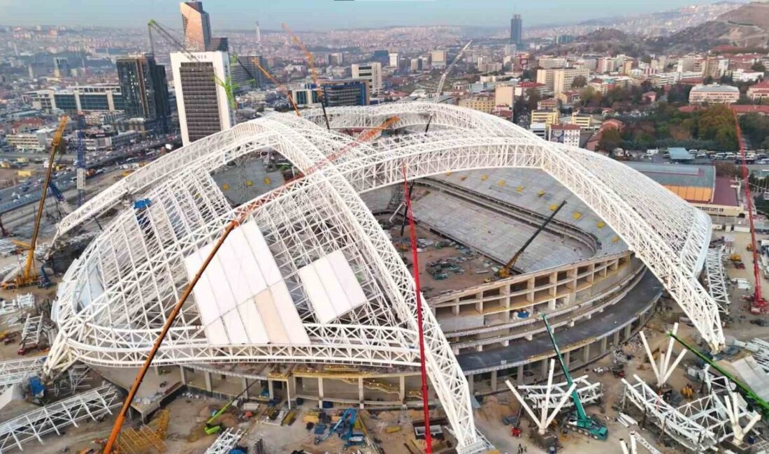 Ankara’da inşaatı süren 19 Mayıs Stadyumu, dünya standartlarına ulaşmak için hızla ilerliyor Ankara'da inşaatı süren 19 Mayıs Stadyumu, dünya standartlarında bir yapı