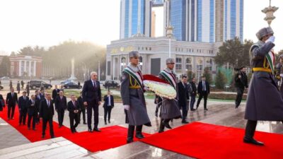 TBMM Başkanı Numan Kurtulmuş, Tacikistan’ın başkenti Duşanbe'de resmi ziyaret gerçekleştirdi.