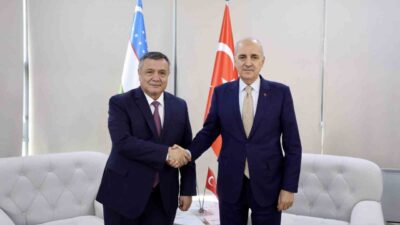 TBMM Başkanı Numan Kurtulmuş, Özbekistan'ın Buhara kentinde Nuriddin İsmailov ile