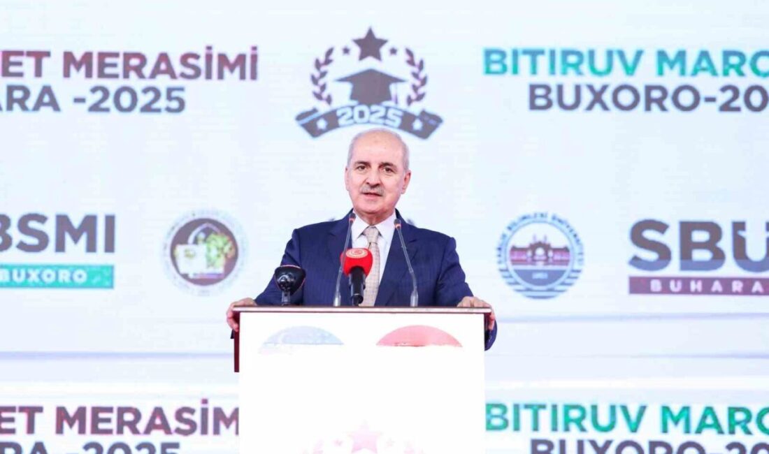 TBMM Başkanı Numan Kurtulmuş, Özbekistan'daki mezuniyet töreninde Türk dünyasının gençlerini