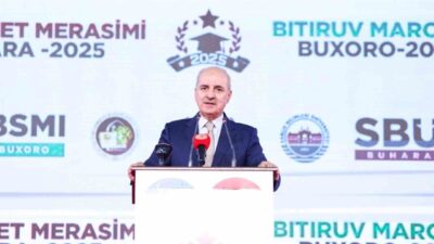 TBMM Başkanı Numan Kurtulmuş, Özbekistan'daki mezuniyet töreninde Türk dünyasının gençlerini