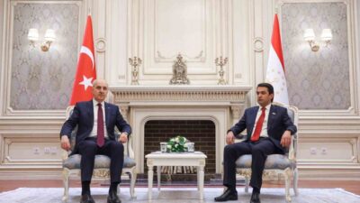 TBMM Başkanı Numan Kurtulmuş, Tacikistan'da Ali Meclis Başkanı Rüstami Emomali