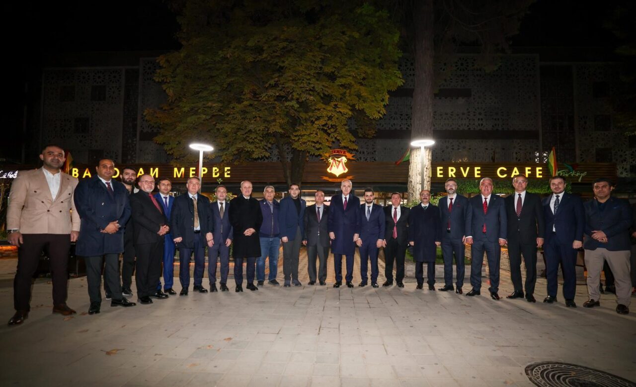 TBMM Başkanı Numan Kurtulmuş, Tacikistan’ın başkenti Duşanbe'de Türk iş adamlarıyla