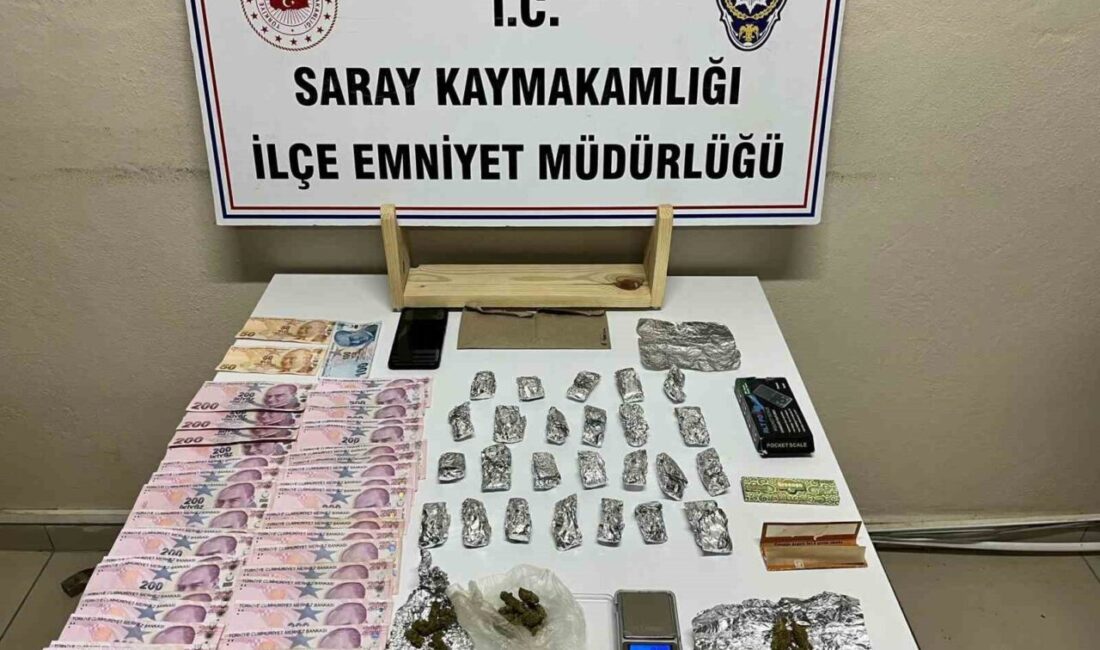 Tekirdağ'da uyuşturucu ticareti iddiasıyla H.Ç. isimli bir şüpheli, polis ekiplerinin