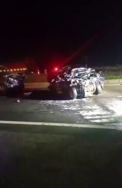 Tekirdağ'ın Süleymanpaşa ilçesindeki Malkara-Tekirdağ karayolunda meydana gelen zincirleme kazada infaz