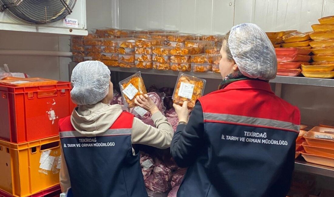 Tekirdağ'da, İl ve İlçe Tarım ve Orman Müdürlükleri tarafından gerçekleştirilen