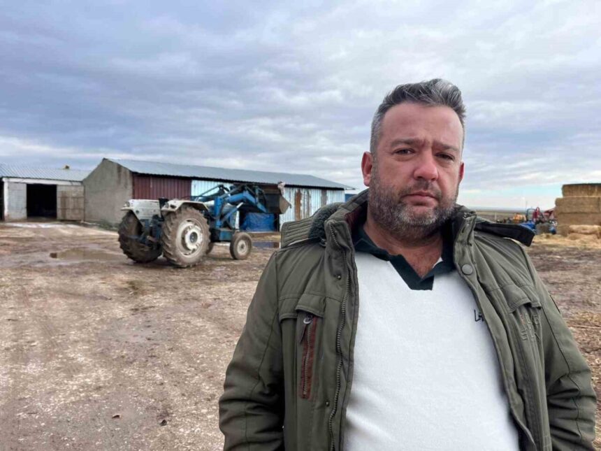 Çiftçi Hüseyin Fırat Ekmen, Tepebaşı Belediyesi’nden kiraladığı arazinin hacziyle karşılaştı.