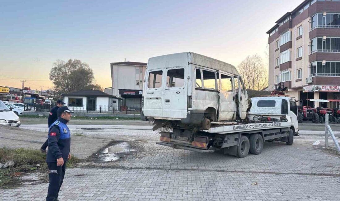 Samsun'un Terme ilçesinde Zabıta Müdürlüğü ekipleri, sanayi bölgesindeki çevre kirliliğine
