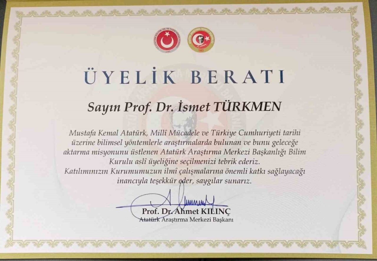 Prof. Dr. İsmet Türkmen, Tokat Gaziosmanpaşa Üniversitesi Güzel Sanatlar Fakültesi