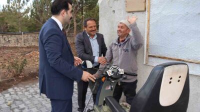 Tomarza Kaymakamı Selim Eser, 3 Aralık Dünya Engelliler Günü nedeniyle