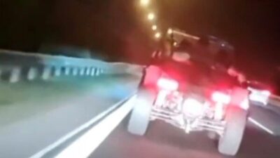 İzmir'de tehlikeli sürüş sergileyen E.A. (35), sosyal medyadaki görüntülerle polisin