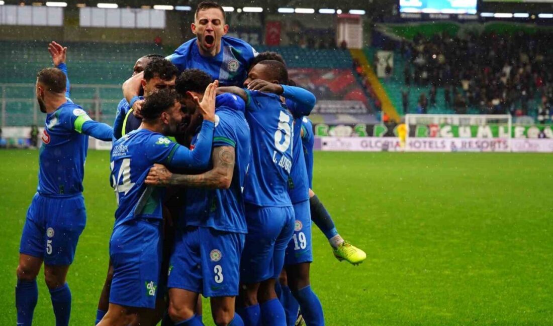 Trendyol Süper Lig’in 16. haftasında Çaykur Rizespor, Eyüpspor'u 3-0 yenerek