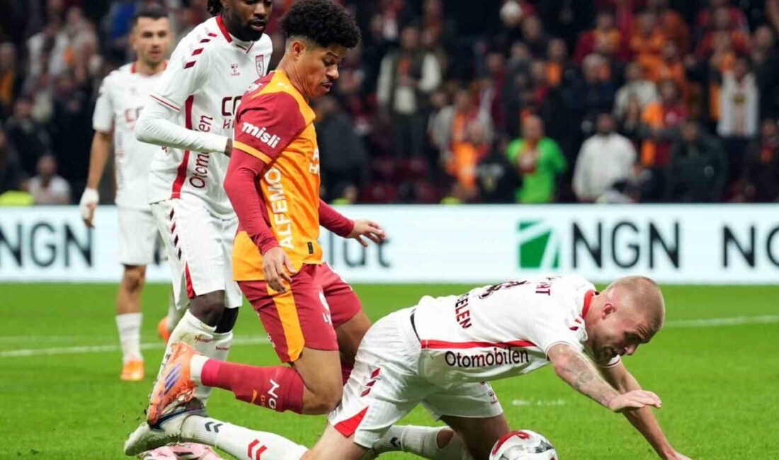 Galatasaray, Trendyol Süper Lig 15. haftasında Samsunspor'u 2-0 önde kapattı.