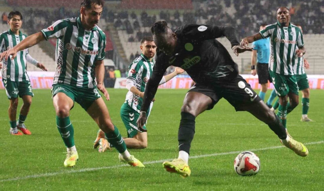 Trendyol Süper Lig'in 15. haftasında Konyaspor ve Çaykur Rizespor, 1-1