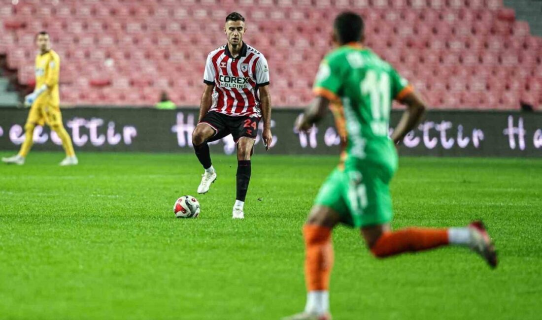 Trendyol Süper Lig'in 14. haftasında Samsunspor, Alanyaspor'u 1-0 geride bıraktı.