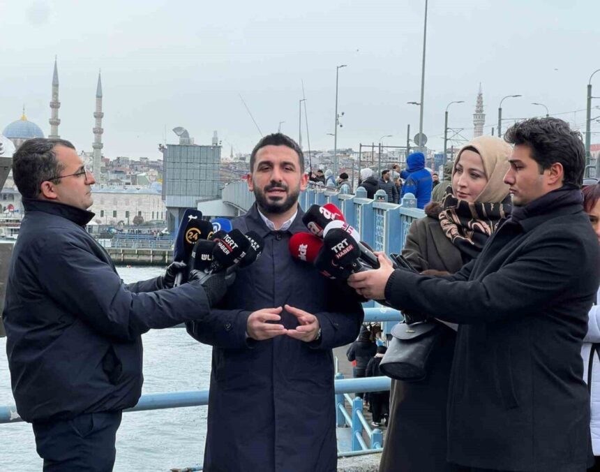 TÜGVA Başkanı Beşinci, Galata Köprüsü’nde yapılacak “Sinmiyoruz, susmuyoruz Filistin’i unutmuyoruz” etkinliği için davette bulundu.