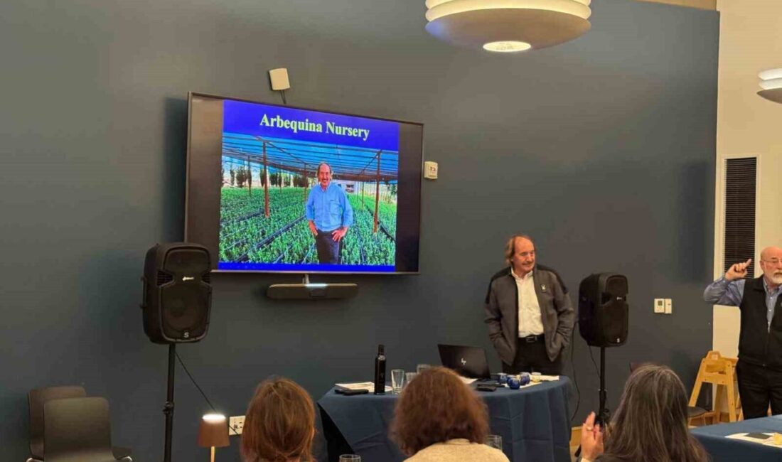 Ali Zihnioğlu, San Francisco’da Zeytinyağı Tadım Tekniklerini Amerikalılara Tanıttı Ali Zihnioğlu, Manisa'nın Köprübaşı ilçesindeki Hermus Zeytinyağları ile San Francisco'da