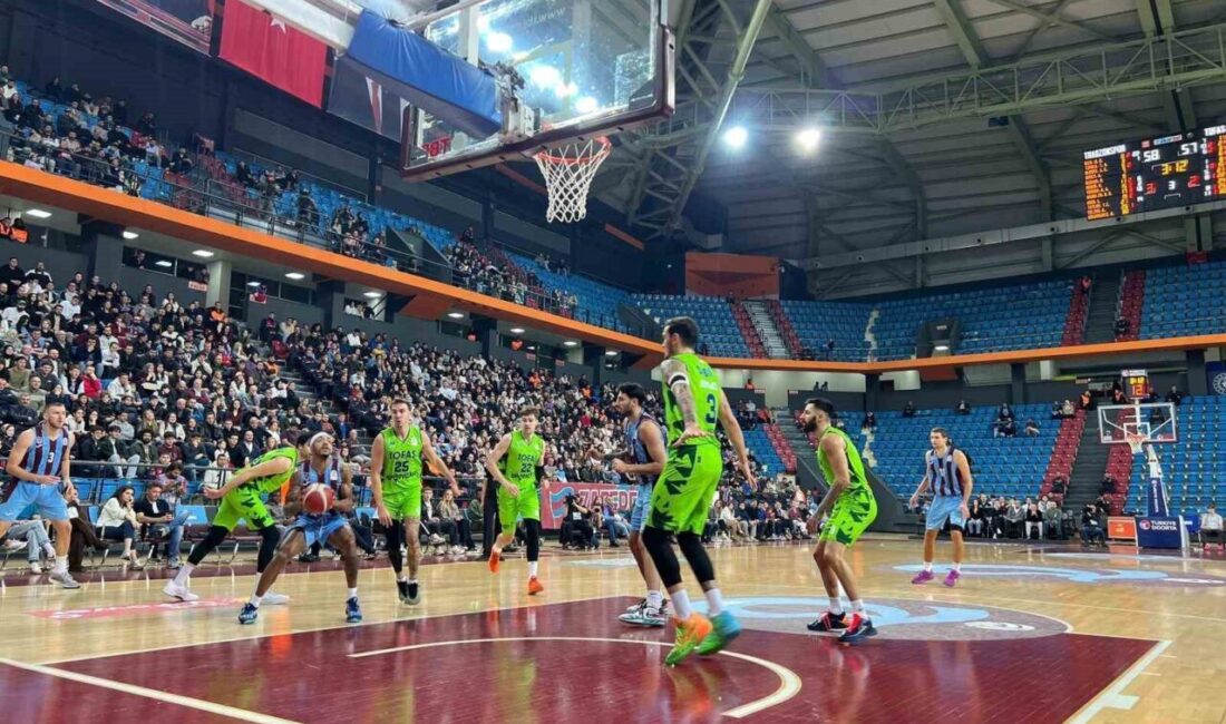 Trabzonspor, Türkiye Sigorta Basketbol Süper Ligi'nin 10. haftasında Tofaş'ı 92-87'lik