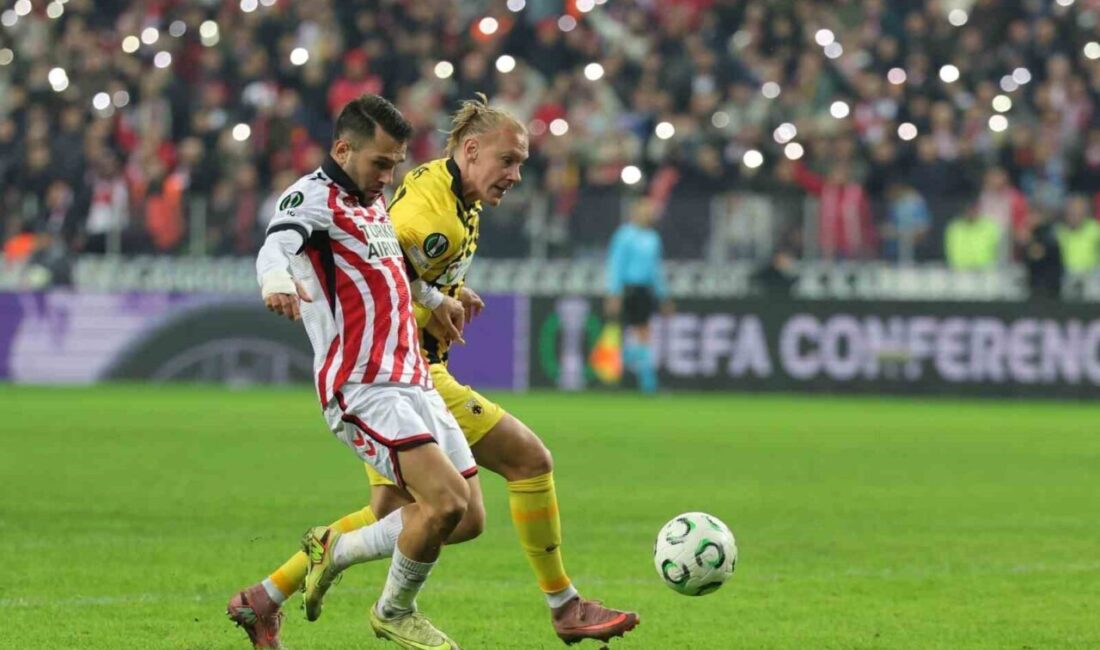 UEFA Konferans Ligi'nde Samsunspor, AEK Atina'ya 2-1 yenilerek grup aşamasında