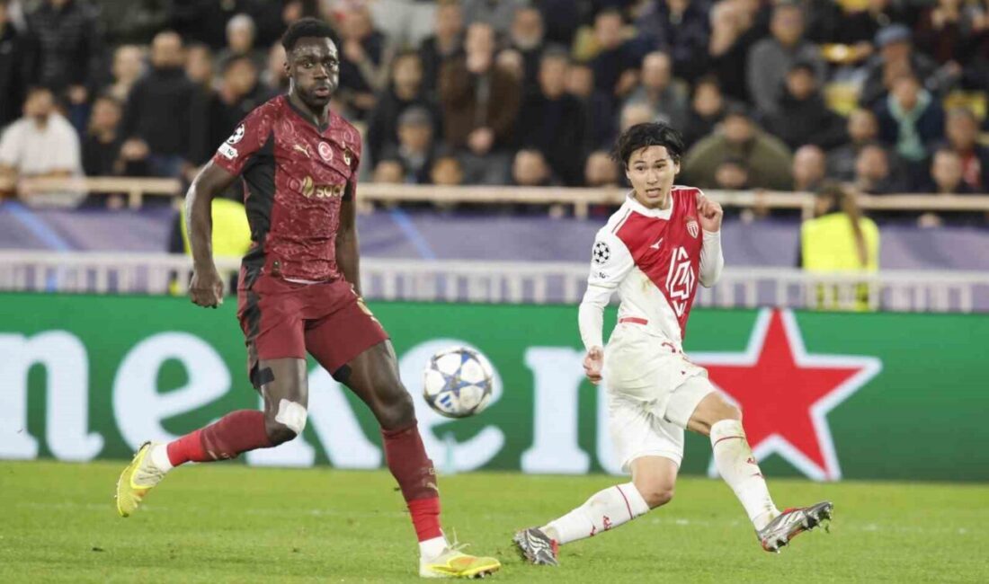 UEFA Şampiyonlar Ligi'nde Galatasaray, deplasmanda Monaco'ya 1-0 yenildi. Maçta 68.