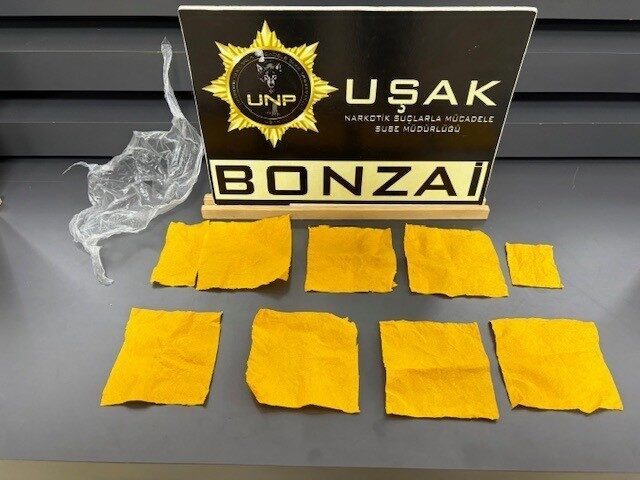 Uşak’ta uyuşturucu operasyonu: Bir kişi tutuklandı, çok sayıda uyuşturucu madde ele geçirildi. Uşak'ta düzenlenen uyuşturucu operasyonunda, evde 2 bin 549 kullanımlık A4