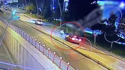 Kayseri'nin Melikgazi ilçesinde, trafik kontrolünde dur ihtarına uymayan M.A.A., polis