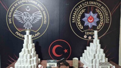 İzmir'de, A.K. (44) ve M.A. (24) adlı iki kişinin uyuşturucu